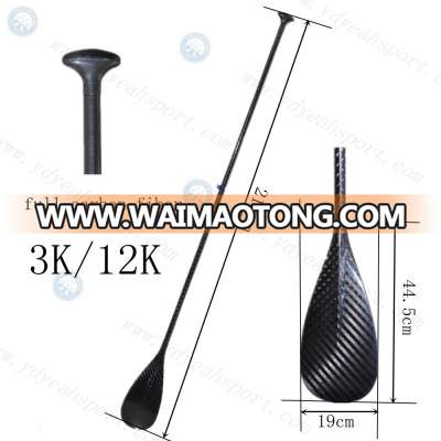 fashionable 3k/12k carbon fiber water sports sup paddles